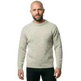 Devold of Norway Wollpullover grau|beige-sand L