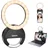 Ulanzi Ringlicht Handy ULANZI 4" Selfie Licht Handy, 3 Farbtemperaturen 3000K-7000K, Ringleuchte 5 Helligkeitsstufen, Videoleuchte Laptop für Selfie Videokonferenz Streaming Make-up Vlog YouTube TikTok
