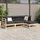 vidaXL Garten-Lounge-Set 4-tlg. braun