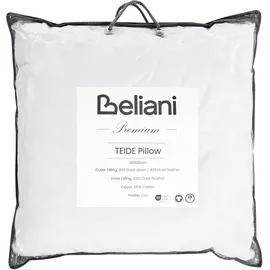 Beliani 3-Kammer-Kopfkissen TEIDE 80 x 80 cm Weiß