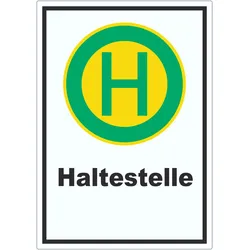 Aufkleber Haltestelle A7 (74x105mm)