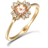 haze & glory Haze&Glory Ring gold & rosa / transparent 56