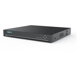 Reolink NVR 36 Kanal CCTV Überwachungskamera System, 3 HDD Einschübe, Keine HDD enthalten. Unterstützt 16MP/12MP/4K/5MP/4MP HD IP Kameras, integrierte O/I Alarmanlage, RLN36