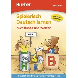 Spielerisch Deutsch lernen Buchstaben und Wörter. Lernstufe 1