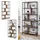 Vicco Fyrk Bücherregal 80 x 30 x 180 cm Schwarz