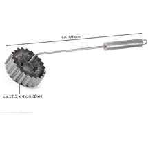 Gravidus Edelstahl Rosenküchleform