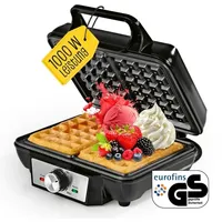 GOURMETmaxx Waffeleisen Belgische Waffeln Waffelautomat Waffeltoaster antihaft