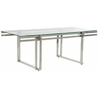 DKD Home Decor Couchtisch 120x60x45 Silber Edelstahl 120 x