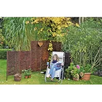 T&J ALESSIA Steckparavent aus Weidengeflecht 56 x 130/156