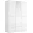 Priess Wäscheschrank Barcelona 140 x 193 x 54 cm Weiß
