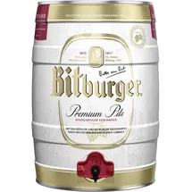 Bitburger Bier Premium Pils 5 l Party-Fass mit Zapfhahn