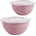 5L 2er Set pastellrosa Rührschüssel