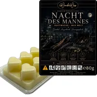 WonderWax Duftwachs Wax Melts Nacht des Mannes – Parfume Collection, 6 Duftwachs Herzen aus Sojawachs für Duftlampe & Aromalampe, vegane Wax Mel...