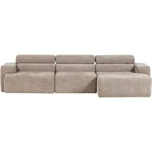 Woood Ecksofa Novi Melange 3-Sitzer Beige