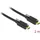 DeLock USB-C 2 m Schwarz