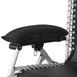 Tectake Cloud II Sonnenliege 93 x 73 x 168 cm Schwarz