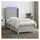 vidaXL Boxspringbett 100 x 200 cm Hellgrau