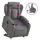 vidaXL Massagesessel mit Aufstehhilfe Stoff 94,5 x 100 x 94,5 cm Dunkelgrau