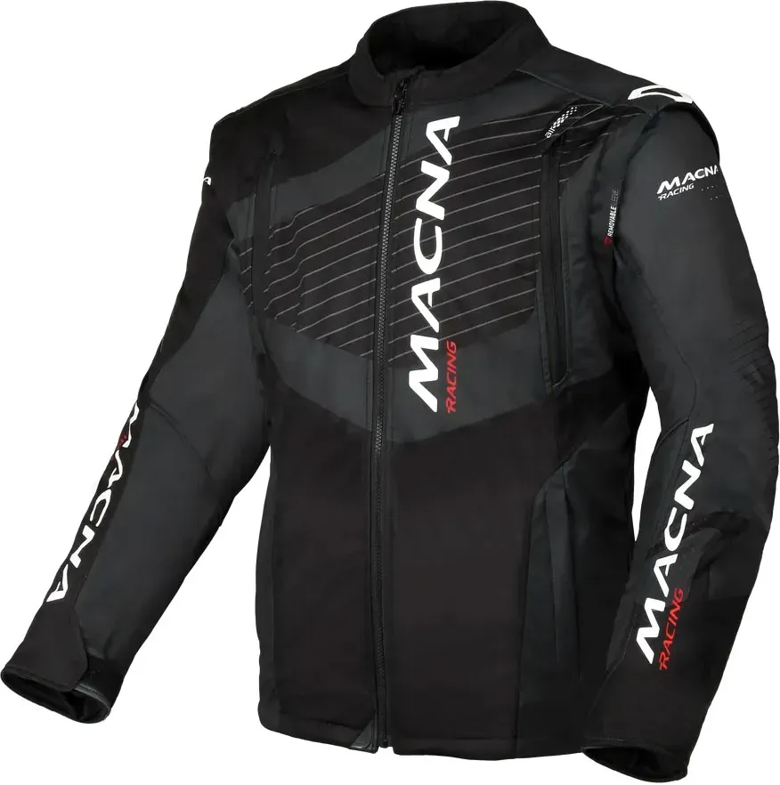 Macna Crest, veste en textile - Noir - XL