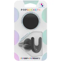 PopSockets PopSockets: PopPack PopMount 2 Car Vent - PopGrip Black, Smartphone Halterung