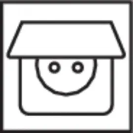 Berker Rahmen mit Klappdeckel polarweiß glänzend