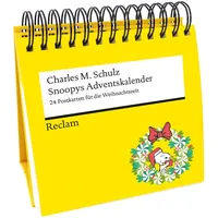 Reclam, Philipp Snoopys Adventskalender. 24 Postkarten für die Weihnachtszeit