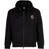 Armani Exchange Sweatjacke Herren Schwarz/Weiß L