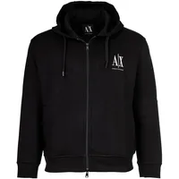 Armani Exchange Sweatjacke Herren Schwarz/Weiß L