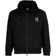 Armani Exchange Sweatjacke Herren Schwarz/Weiß L
