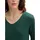 Tom Tailor Front Logo Coin Pullover mit V-ausschnitt - Explorer Green XS