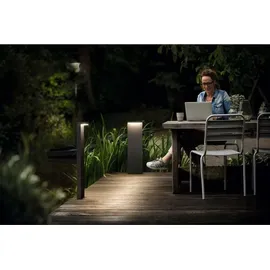 Philips Outdoor Ultra-Efficient Bustan Wegeleuchte 3.8W, 2700 Kelvin, anthrazit