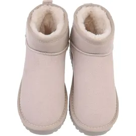 Ital-Design Stiefelette in Beige Gr. 37