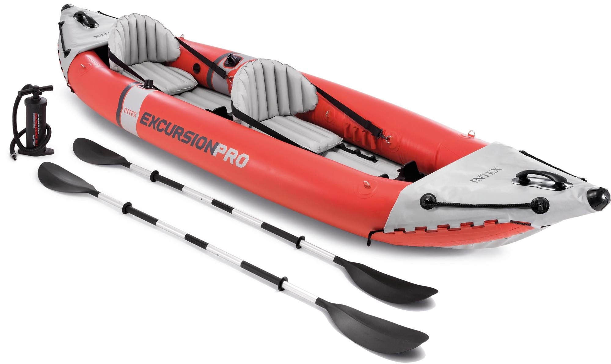 Intex Kayak Excursion Pro K2 Set inkl. Alu-Paddel + Pumpe, 384x94x46cm