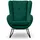 Fun Möbel Sessel Artemis Stoff Kronos 70 x 80 x 90 cm Grün mit Kissen