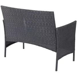 Mendler HWC-D82 Loungeset schwarz/creme