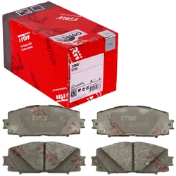 Trw Bremsbeläge: Bremsbelagsatz, Scheibenbremse Toyota: 044650w140 Toyota: 044650w141 Toyota: 0446547060 Toyota: 0446547070 Toyota: 0446547080 Toyota:
