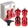 Peugeot Podium Salz-/Pfeffermühle 18 cm Rot/Transparent