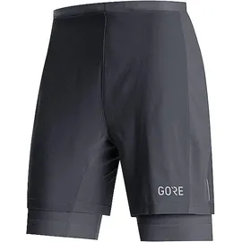 Gore Wear R5 2in1 Shorts Herren schwarz S 2022 Laufhosen