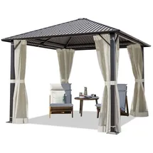 TOOLPORT Moonlight 3 x 3 m inkl. 4 Seitenteile Cream