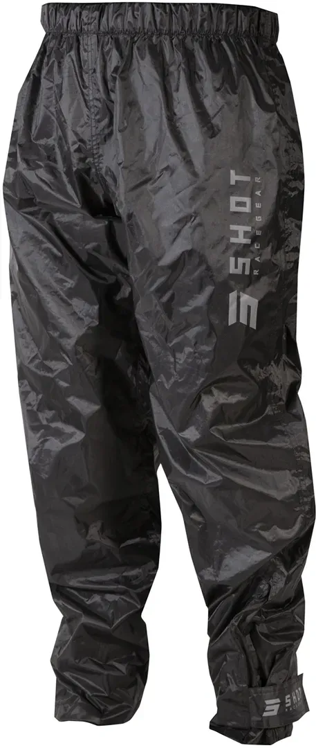 Shot 2.0 Rain Motorrad Regenhose, schwarz, Größe L für Männer