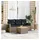 vidaXL Gartensofa-Set 4-tlg. grau Polyrattan