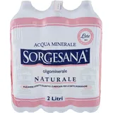 6x Sorgesana Natürliches Mineralwasser Acqua Naturale Oligominerale 2L Flaschen