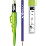 vasalat Tieflochmarker Fine-Dry 0,9mm (7070) + 24 Ersatz-Graphitminen HB