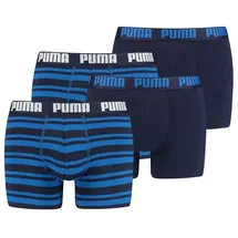 Puma Boxershorts HERITAGE STRIPE BOXER 4er Pack in 056 - blue | Gr.: XL