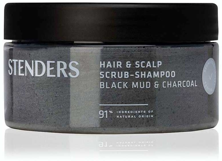 Hair & Scalp Scrub Shampoo Black Mud & Charcoal