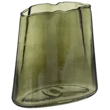 Atmosphera Créateur d'intérieur Vase - Glas - H20 cm - Grüne Zedern