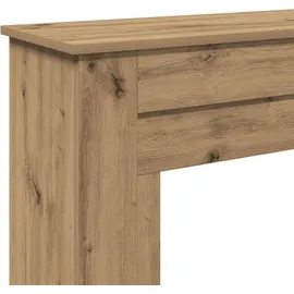 vidaXL Kaminumrandung Artisan-Eiche 90 x 30 x 90 cm Braun