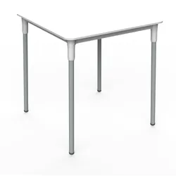 Resol garbar ZURICH Quadratischer Tisch Indoor, Outdoor 70x70 Weiß