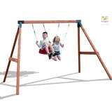TheGoodGarden Doppelschaukel Swing Fly 2,0 Teak