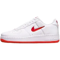 NIKE Sportswear - Turnschuhe AIR Force 1 aus Leder, weiß-rot (11) - 45 EU